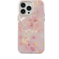 Burga Tough Back Cover Hülle für Apple iPhone 15 Pro - Golden Coral