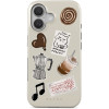 Burga Tough Back Cover Hülle für Apple iPhone 16 - Oat Milk Please