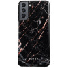Burga Tough Back Cover Hülle für Samsung Galaxy S22 - Rose Gold Marble