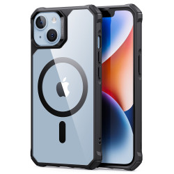 ESR Air Armor HaloLock Back Cover Hülle mit MagSafe für Apple iPhone 14 Plus - Transparent/Schwarz