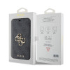 Guess 4G Big Metal Logo Book Wallet Klapphülle für Apple iPhone 15 - Grau 6