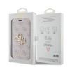 Guess 4G Big Metal Logo Book Wallet Klapphülle für Apple iPhone 15 Pro Max - Rosa 6