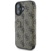 Guess 4G Big Metal Logo Book Wallet Klapphülle für Apple iPhone 16 - Braun 3