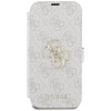 Guess 4G Big Metal Logo Book Wallet Klapphülle für Apple iPhone 16 Pro - Rosa 2