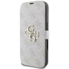 Guess 4G Big Metal Logo Book Wallet Klapphülle für Apple iPhone 16 Pro - Rosa 5