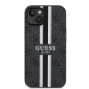Guess 4G Printed Stripes Hard Case Back Cover Hülle mit MagSafe für Apple iPhone 15 - Schwarz 1