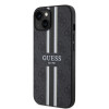 Guess 4G Printed Stripes Hard Case Back Cover Hülle mit MagSafe für Apple iPhone 15 - Schwarz 3