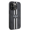 Guess 4G Printed Stripes Hard Case Back Cover Hülle mit MagSafe für Apple iPhone 15 Pro - Schwarz 2