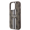 Guess 4G Printed Stripes Hard Case Back Cover Hülle mit MagSafe für Apple iPhone 15 Pro - Braun 3