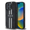 Guess 4G Printed Stripes Hard Case Back Cover Hülle mit MagSafe für Apple iPhone 16 Pro - Schwarz 0