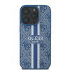 Guess 4G Printed Stripes Hard Case Back Cover Hülle mit MagSafe für Apple iPhone 16 Pro - Blau 2