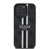 Guess 4G Printed Stripes Hard Case Back Cover Hülle mit MagSafe für Apple iPhone 16 Pro Max - Schwarz 2