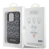 Guess GCube Stripes Hard Case Back Cover Hülle mit MagSafe für Apple iPhone 15 Pro Max - Schwarz 5