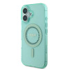 Guess IML Rhinestones Back Cover Hülle mit MagSafe für Apple iPhone 16 Plus - Grün 3