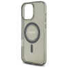 Guess IML Rhinestones Back Cover Hülle mit MagSafe für Apple iPhone 16 Pro - Schwarz 4