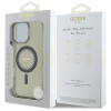 Guess IML Rhinestones Back Cover Hülle mit MagSafe für Apple iPhone 16 Pro - Schwarz 6