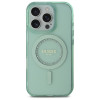 Guess IML Rhinestones Back Cover Hülle mit MagSafe für Apple iPhone 16 Pro - Grün 1