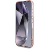 Guess IML Rhinestones Back Cover Hülle mit MagSafe für Samsung Galaxy S25 - Rosa 3