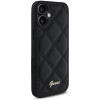 Guess Quilted Puffed Metal Logo Back Cover Hülle für Apple iPhone 16 Plus - Schwarz 3