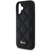Guess Quilted Puffed Metal Logo Back Cover Hülle für Apple iPhone 16 Plus - Schwarz 5