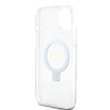 Guess Ring Stand Script Glitter Back Cover Hülle mit MagSafe für Apple iPhone 15 Plus - Transparent 5