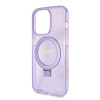 Guess Ring Stand Script Glitter Back Cover Hülle mit MagSafe für Apple iPhone 15 Pro - Lila 4