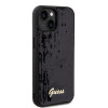 Guess Sequin Script Metal Back Cover Hülle für Apple iPhone 15 - Schwarz 2