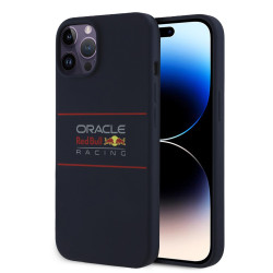 Red Bull Racing Silikon Oversize Horizontal Logo Back Cover Hülle mit MagSafe für Apple iPhone 14 Pro - Dunkelblau