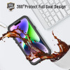 Shellbox Wasserdichte IP68 Hülle mit MagSafe für Apple iPhone 14 Plus - Schwarz 2