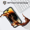 Shellbox Wasserdichte IP68 Hülle mit MagSafe für Apple iPhone 14 Pro - Schwarz 2