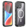 Shellbox Wasserdichte IP68 Hülle mit MagSafe für Apple iPhone 15 - Schwarz 1