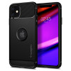 Spigen Rugged Armor Back Cover Hülle für Apple iPhone 11 - Schwarz 0