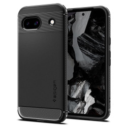 Spigen Rugged Armor Back Cover Hülle für Google Pixel 8a - Schwarz