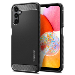 Spigen Rugged Armor Back Cover Hülle für Samsung Galaxy A14 4G - Schwarz