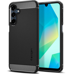 Spigen Rugged Armor Back Cover Hülle für Samsung Galaxy A16 - Schwarz