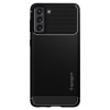 Spigen Rugged Armor Back Cover Hülle für Samsung Galaxy S21 - Schwarz 1