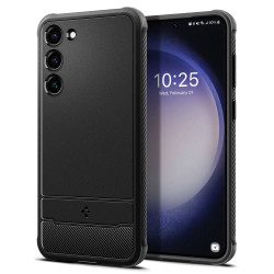 Spigen Rugged Armor Back Cover Hülle für Samsung Galaxy S23 Plus - Schwarz