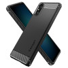 Spigen Rugged Armor Back Cover Hülle für Sony Xperia 5 V - Schwarz 5