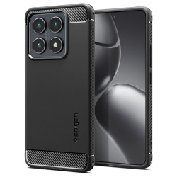 Spigen Rugged Armor Back Cover Hülle für Xiaomi 14T - Schwarz