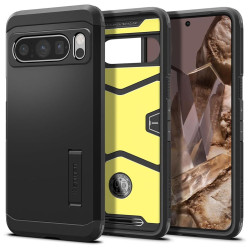 Spigen Tough Armor Back Cover Hülle für Google Pixel 8 Pro - Schwarz