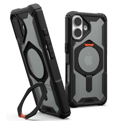 UAG Plasma XTE Kickstand Back Cover Hülle mit MagSafe für Apple iPhone 16 - Orange/Schwarz