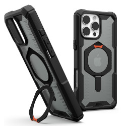 UAG Plasma XTE Kickstand Back Cover Hülle mit MagSafe für Apple iPhone 16 Pro - Orange/Schwarz