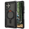 UAG Plasma XTE Kickstand Back Cover Hülle mit MagSafe für Samsung Galaxy S24 Ultra - Orange/Schwarz 2