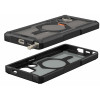 UAG Plasma XTE Kickstand Back Cover Hülle mit MagSafe für Samsung Galaxy S24 Ultra - Orange/Schwarz 3