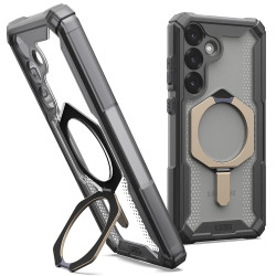 UAG Plasma XTE Kickstand Back Cover Hülle mit MagSafe für Samsung Galaxy S25 Plus - Titan/Schwarz