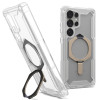 UAG Plasma XTE Kickstand Back Cover Hülle mit MagSafe für Samsung Galaxy S25 Ultra - Transparent/Titan 0