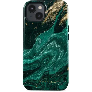 Burga Tough Back Cover Hülle für Apple iPhone 15 - Emerald Pool