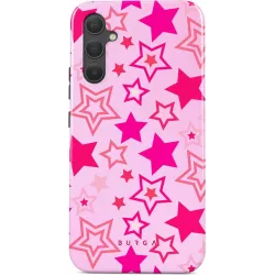 Burga Tough Back Cover Hülle für Samsung Galaxy A34 - Plastic Sky Limited Barbie Edition