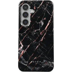 Burga Tough Back Cover Hülle für Samsung Galaxy S24 - Rose Gold Marble