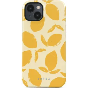Burga Tough Back Cover Hülle für Apple iPhone 15 - Lemon Tart